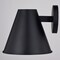 Vaxcel Smith 1 Light Textured Black Contemporary Indoor-Outdoor Wall Sconce Metal Shade T0759 - alternate 6